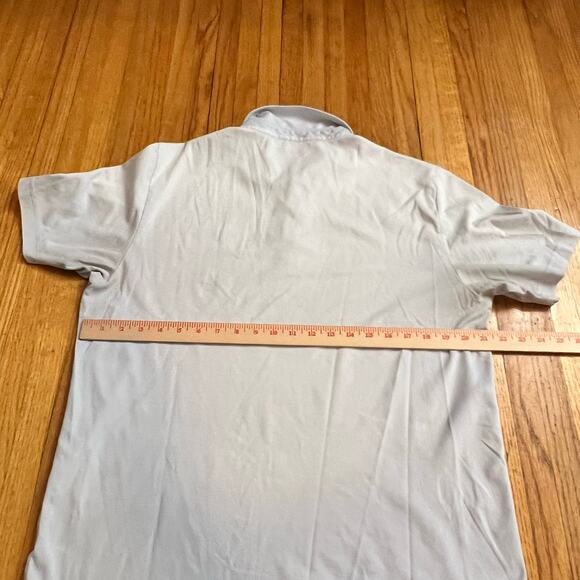 Travis Mathew Polo Shirt Mens Large Stripe Golf Gray * - Picture 5 of 8